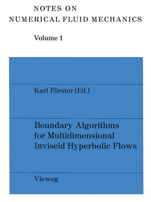 cover image of Boundary Algorithms for Multidimensional Inviscid Hyperbolic Flows